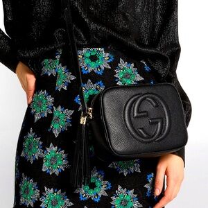 PRELOVED GUCCI BLACK LEATHER SOHO DISCO BAG